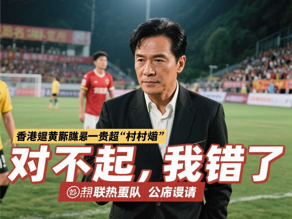 黄日华诚恳致歉村超联队:我错了,深表歉意!