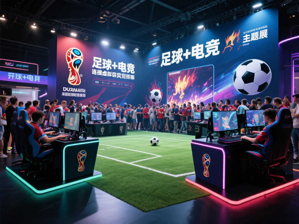 世界杯热潮:探索‘足球+电竞’融合主题展