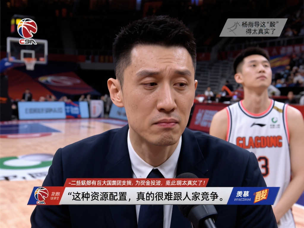 杨鸣解说总决赛,言语画面流露羡慕:国企竞争力难匹敌