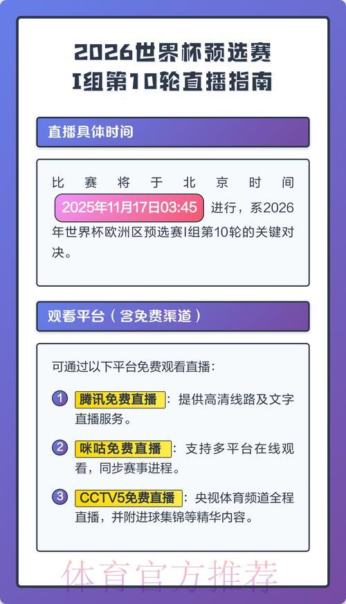 2026世界杯免费直播渠道全攻略：在哪里可以免费观看赛事直播？