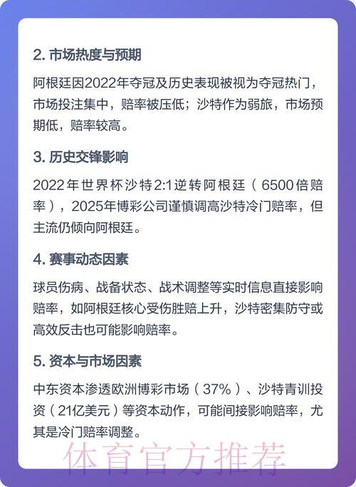 世界杯赔率分析
